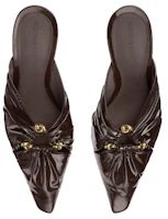 Order (W) Bottega Veneta Stiletto Hak 9cm ''Donkerbruin Lakleer'' 753690V3H502113
