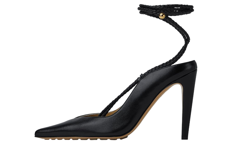 (Women) Bottega Veneta Stiletto Heel 'Black Sheepskin Pointed Toe' 716180V2EI01000