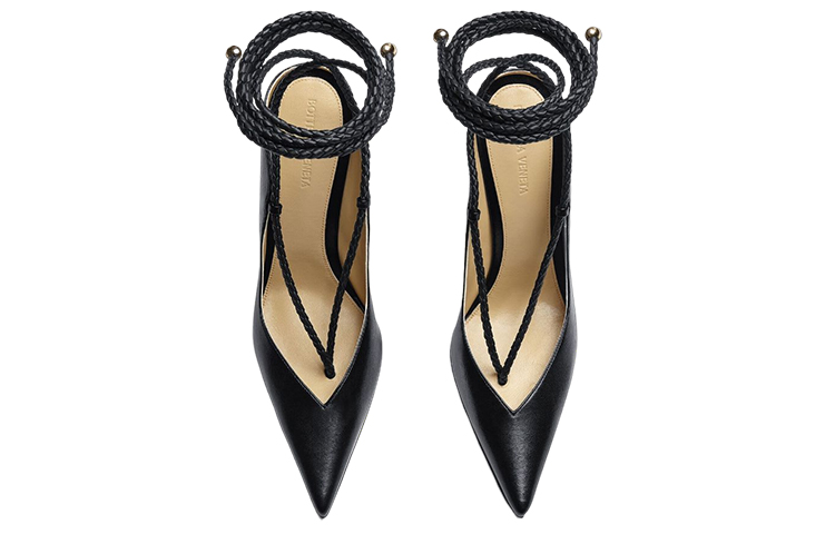 Order (W) Bottega Veneta Tacón Stiletto 'Punta Fina de Piel de Oveja Negra' 716180V2EI01000