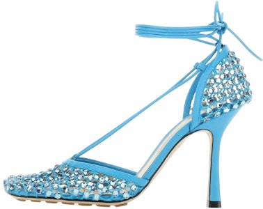 (W) (女性用)ボッテガ・ヴェネタ スティレットヒール 'ブルー ラインストーン' 667206V0GU14631 Buy (W) (女性用)ボッテガ・ヴェネタ スティレットヒール 'ブルー ラインストーン' 667206V0GU14631