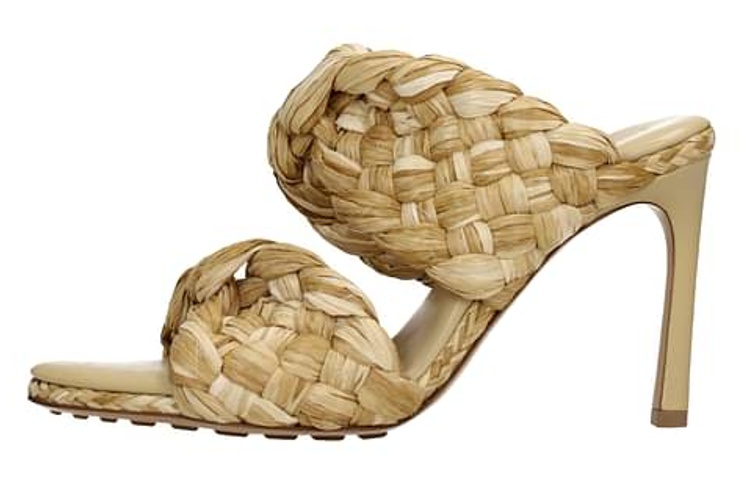 (Women) Bottega Veneta Stiletto Mules 'Beige' 651398V0GM02627