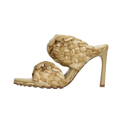 (W) Bottega Veneta Stiletto Mules 'Beige'