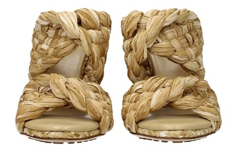 Shop (Women) Bottega Veneta Stiletto Mules 'Beige' 651398V0GM02627