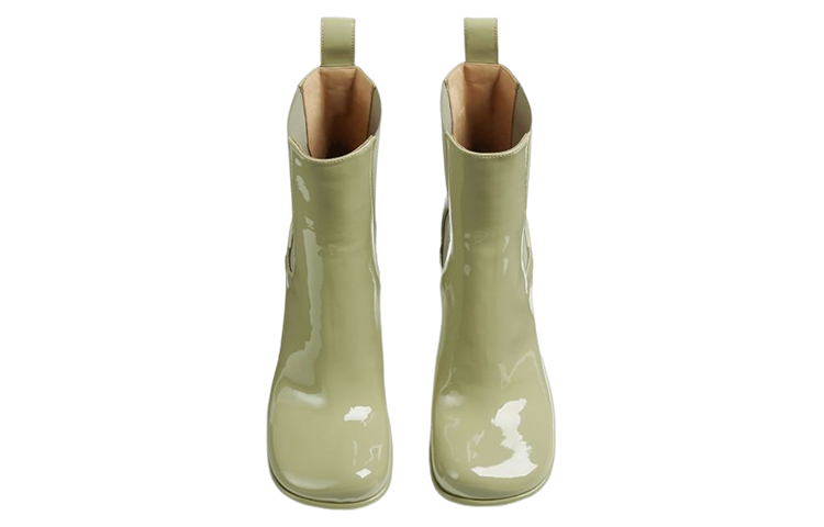 (W) Bottega Veneta Storm Chelsea Boot 'Patent Green Heel' 圖 2