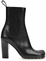 (Women) Bottega Veneta Storm Moulded Toe Leather Chelsea Boot Black 677271V1AY01000 (Women) Bottega Veneta Storm Moulded Toe Leather Chelsea Boot Black 677271V1AY01000