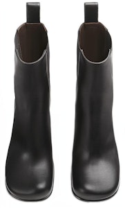 Bottega Veneta葆蝶家 皮革 時尚百搭 短中筒 切爾西靴 9cm 女款 黑色 Shop Bottega Veneta葆蝶家 皮革 時尚百搭 短中筒 切爾西靴 9cm 女款 黑色