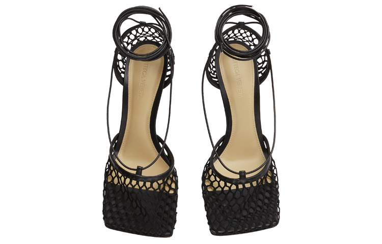 (W) Bottega Veneta Stretch 'Black Fashion Casual Heels' 圖 4