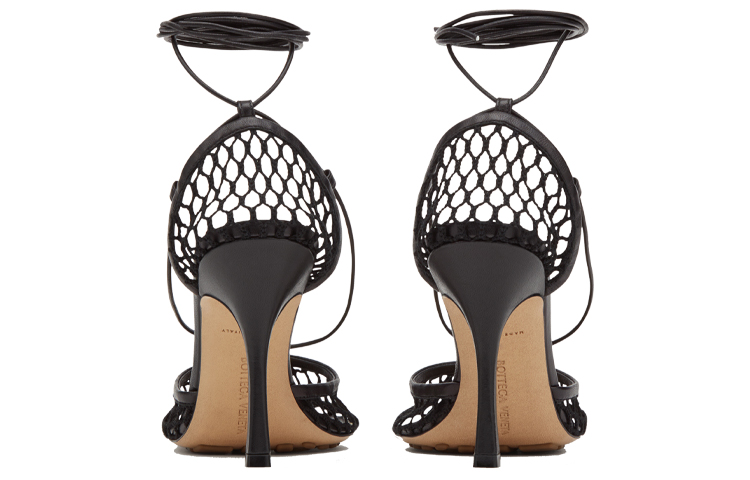 (W) Bottega Veneta Stretch 'Black Fashion Casual Heels' 圖 5