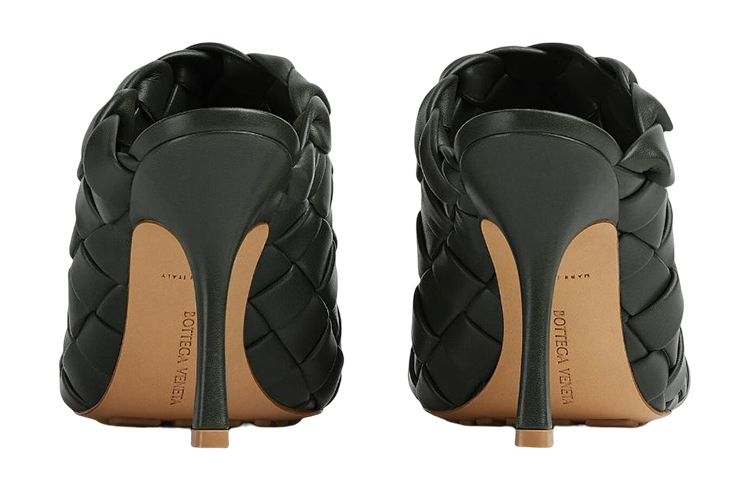 (W) Bottega Veneta Stretch 'Black Square Toe Fashion Sandals' 圖 4