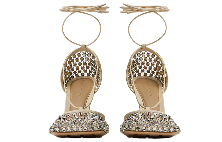 (W) Bottega Veneta Stretch 'Silver Mesh with Rhinestones' 圖 3