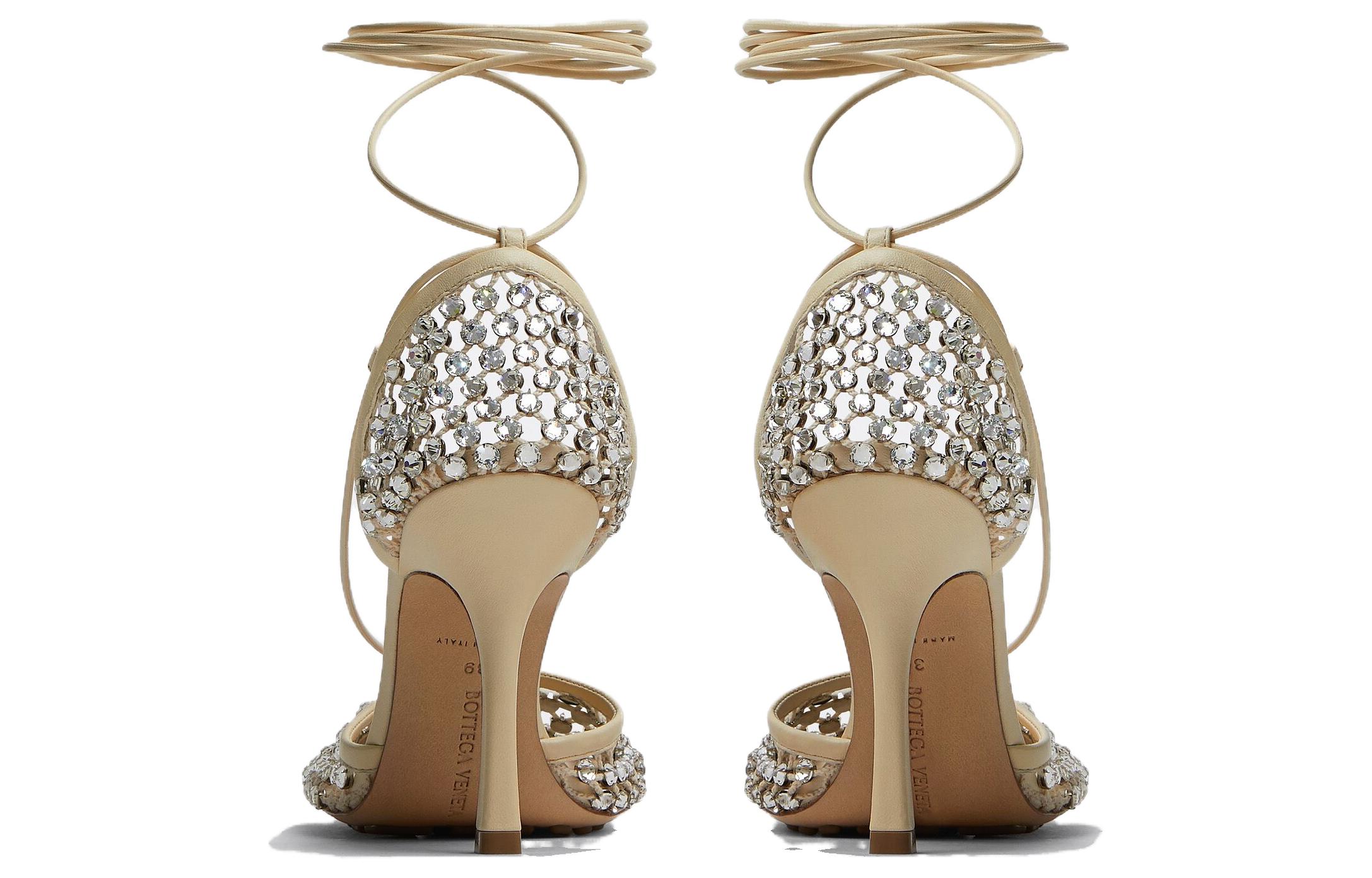 (W) Bottega Veneta Stretch 'Silver Mesh with Rhinestones' 圖 4