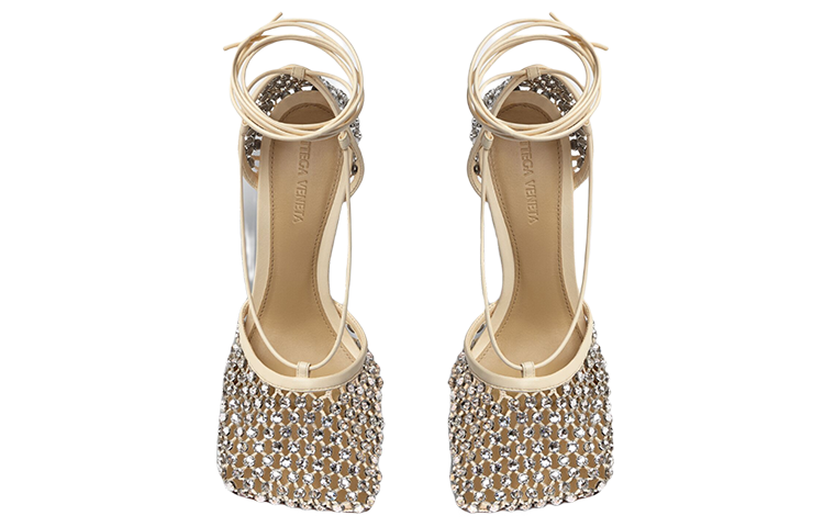 (W) Bottega Veneta Stretch 'Silver Mesh with Rhinestones' 圖 5