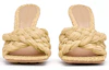 Lookbook (W) Bottega Veneta Stretch 'Sandal Kasual Stiletto Knit Fesyen Walnut' 652451V0GM02627
