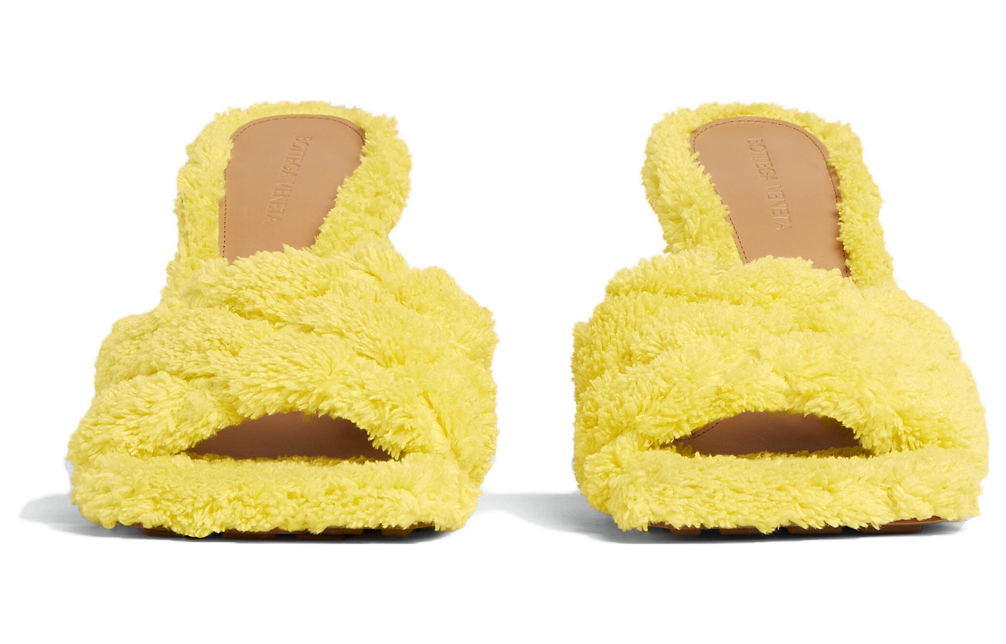 (W) Bottega Veneta Stretch 'Yellow High-Heel Mules' 圖 2