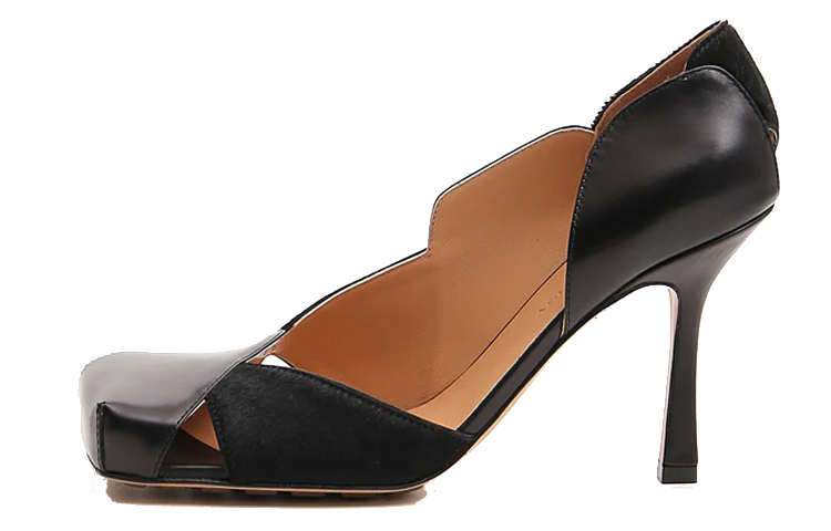 Buy (W) Tacones Bottega Veneta Stretch 'Cuero Negro' 592218VBRD21000
