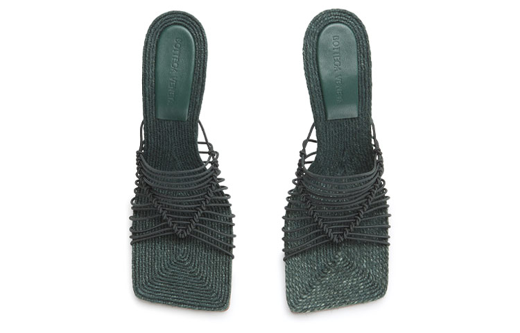 (W) Bottega Veneta Stretch Heels 'Dark Green' 圖 3
