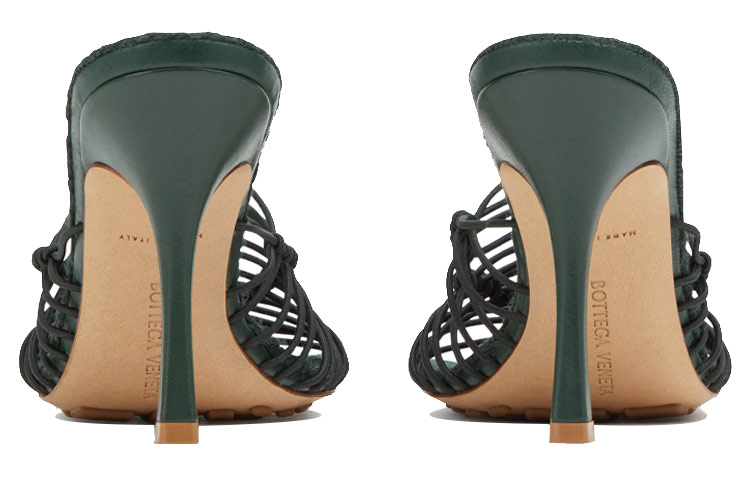 (W) Bottega Veneta Stretch Heels 'Dark Green' 圖 5