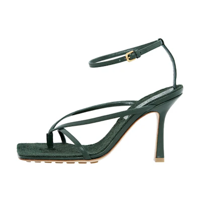 (W) Bottega Veneta Stretch Heels 'Green'