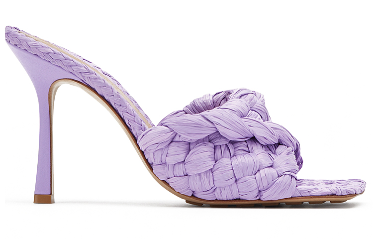 (W) Bottega Veneta Stretch High-Heel Sandals 'Lavender Elegant Weave' 圖 2
