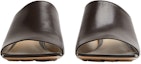 Shop Bottega Veneta 葆蝶家 皮革穆勒鞋 女款 棕色