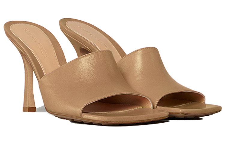 (W) Bottega Veneta Stretch Nappa High Heel 'Nude' 圖 2