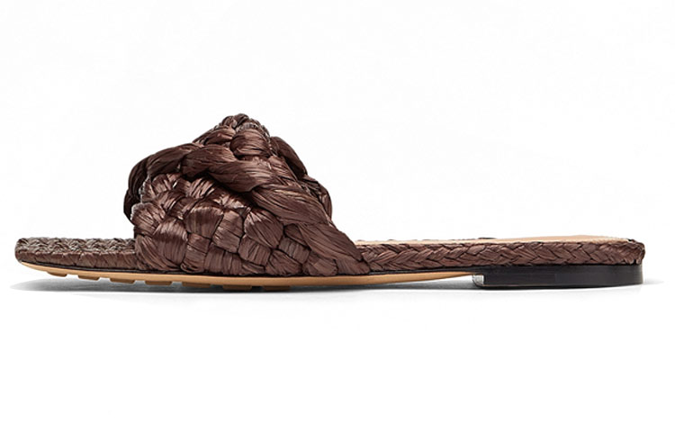 (W) Bottega Veneta Stretch Sandal 'Dark Brown'