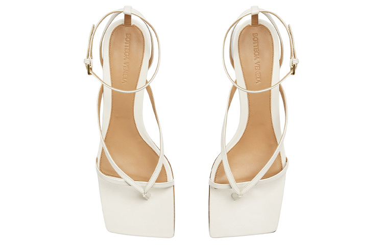 Shop (Women) Bottega Veneta Stretch Sandal 'White' 729740VBSF09013