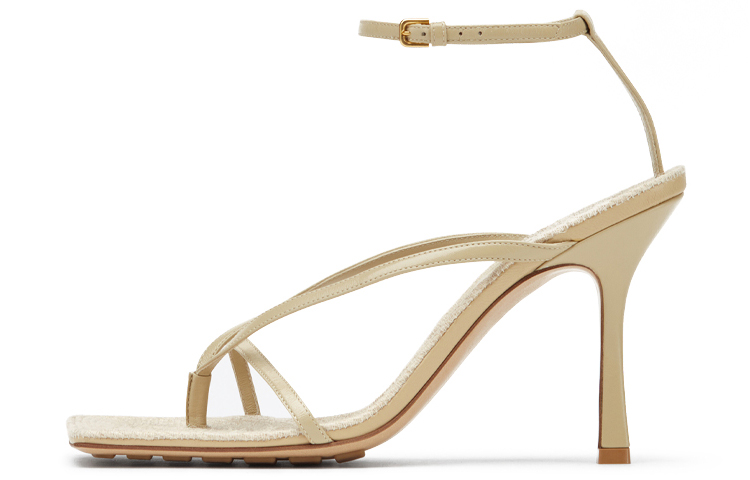 (W) Bottega Veneta Stretch Sandals 'Beige'