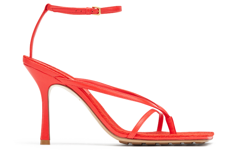 (W) Bottega Veneta Stretch Sandals 'Red Sheepskin' 圖 2