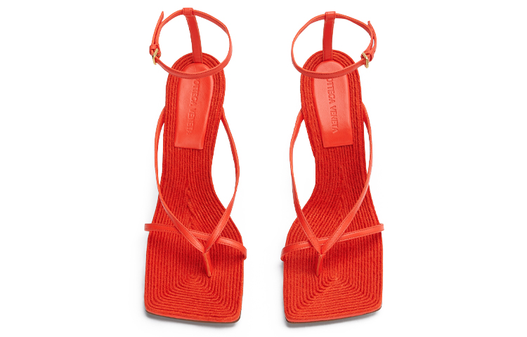 (W) Bottega Veneta Stretch Sandals 'Red Sheepskin' 圖 3