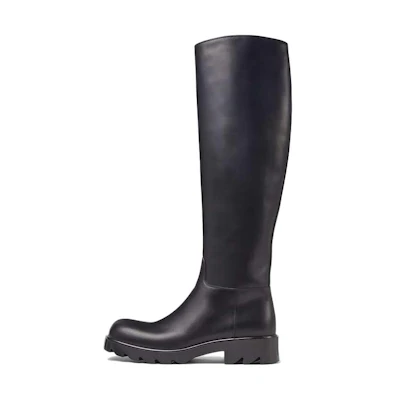 (W) Bottega Veneta Strut High Boots Black