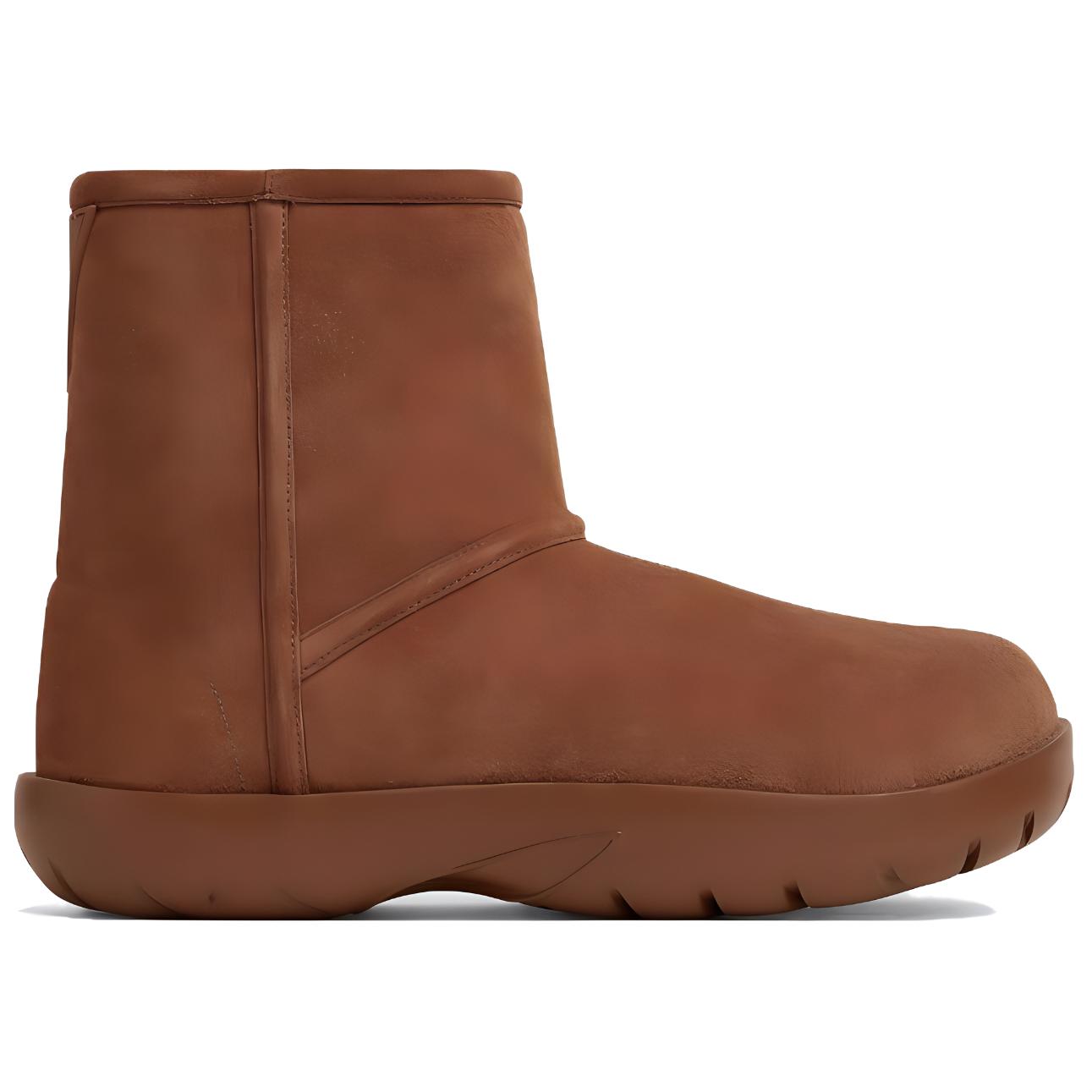 Order Bottega Veneta葆蝶家 絨面 圓頭套穿 短靴 女款 棕色