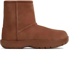 Order (W) Bottega Veneta Sepatu Boot Slip-On Suede Cokelat Bulat 763873V1NY17665