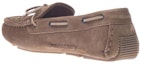 Shop (W) Bottega Veneta Suede Woven Slip-On 'Camel' Kasut Lelaki 283058VFCA12640