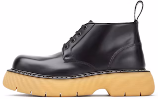 (Women) Bottega Veneta Swell Ankle Boot 'Black Natural' 651406V00H01032 (Women) Bottega Veneta Swell Ankle Boot 'Black Natural' 651406V00H01032