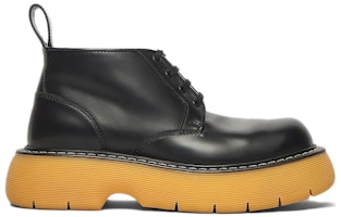 (Women) Bottega Veneta Swell Ankle Boot 'Black Natural' 651406V00H01032 (Women) Bottega Veneta Swell Ankle Boot 'Black Natural' 651406V00H01032