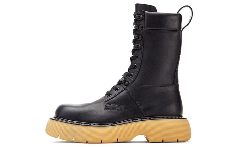 (Women) Bottega Veneta Swell Boot 'Black Natural Rubber' 651411V00H01032