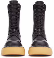 Purchase (W) Bottega Veneta Swell Bottes ''Noir Caoutchouc Naturel'' 651411V00H01032