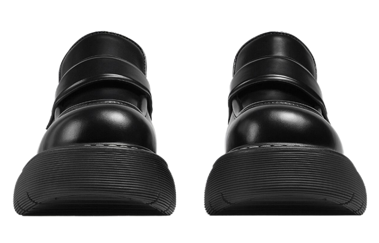 Lookbook (W) Loafer Bottega Veneta Swell Brushed 'Hitam' 702497V10T01000