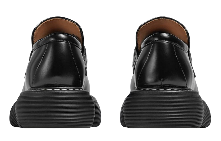 Shop (W) Loafer Bottega Veneta Swell Brushed 'Hitam' 702497V10T01000