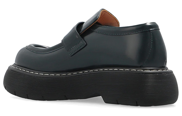 (W) Bottega Veneta Swell Loafer 'Inkwell Gold' 圖 3