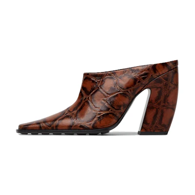 (W) Bottega Veneta Tex Mule 'Brown Leather'