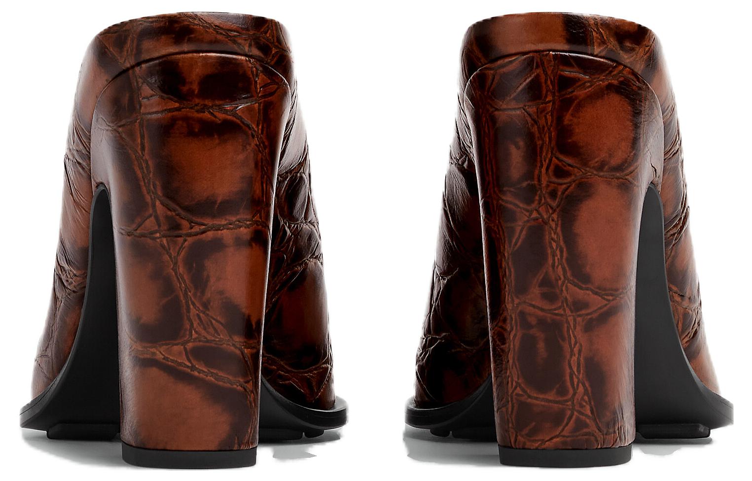 (W) Bottega Veneta Tex Mule 'Brown Leather' 圖 4