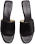 Shop (W) Bottega Veneta The Band Slip-On Sandal Hitam 651378VBSL01000