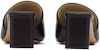 (W) Bottega Veneta The Band Slip-On Sandal Hitam 651378VBSL01000