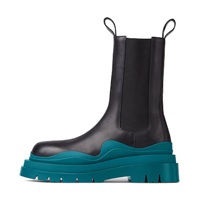 (W) Bottega Veneta Tire Boot 'Black Blaster'
