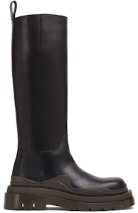 Bottega Veneta葆蝶家 Tire BV 植鞣皮革 高筒靴 女款 黑棕 Order Bottega Veneta葆蝶家 Tire BV 植鞣皮革 高筒靴 女款 黑棕