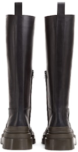 Bottega Veneta葆蝶家 Tire BV 植鞣皮革 高筒靴 女款 黑棕 Purchase Bottega Veneta葆蝶家 Tire BV 植鞣皮革 高筒靴 女款 黑棕