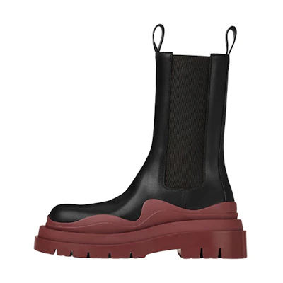 (W) Bottega Veneta Tire Boot 'Black Cherry'
