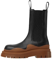 (Women) Bottega Veneta Tire Boot 'Black Cognac' 630297-VBS50-1753 (Women) Bottega Veneta Tire Boot 'Black Cognac' 630297-VBS50-1753